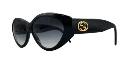 vintage gucci sunglasses luxury eyewear made in italy nineties gg 2196 black golden logo0