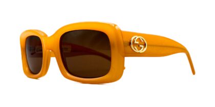 vintage gucci sunglasses luxury eyewear made in italy nineties gg 2407 orange1