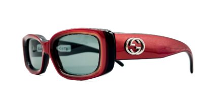 vintage gucci sunglasses luxury eyewear made in italy nineties gg 2409 red0