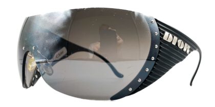 vintage christian dior ski mask y2k 00s iconic black grey lens dior bike 41