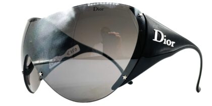 vintage christian dior ski mask y2k 00s iconic black grey lens dior ski 50