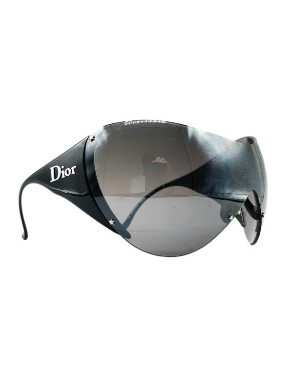 vintage christian dior ski mask y2k 00s iconic black grey lens dior ski 52