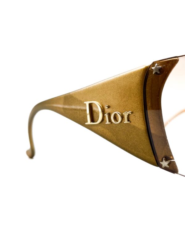 vintage christian dior ski mask y2k 00s iconic brown golden lens dior ski 63