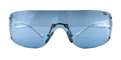 vintage christian dior ski mask y2k 00s iconic white blue lens dior ski 61