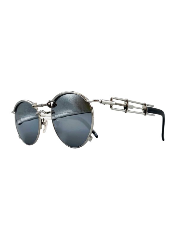 vintage jean paul gaultier sunglasses steampunk tortoise black grey 56 01742