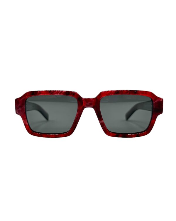 vintage prada sunglasses made in italy spr 02z red marble print exclusive eyewear3