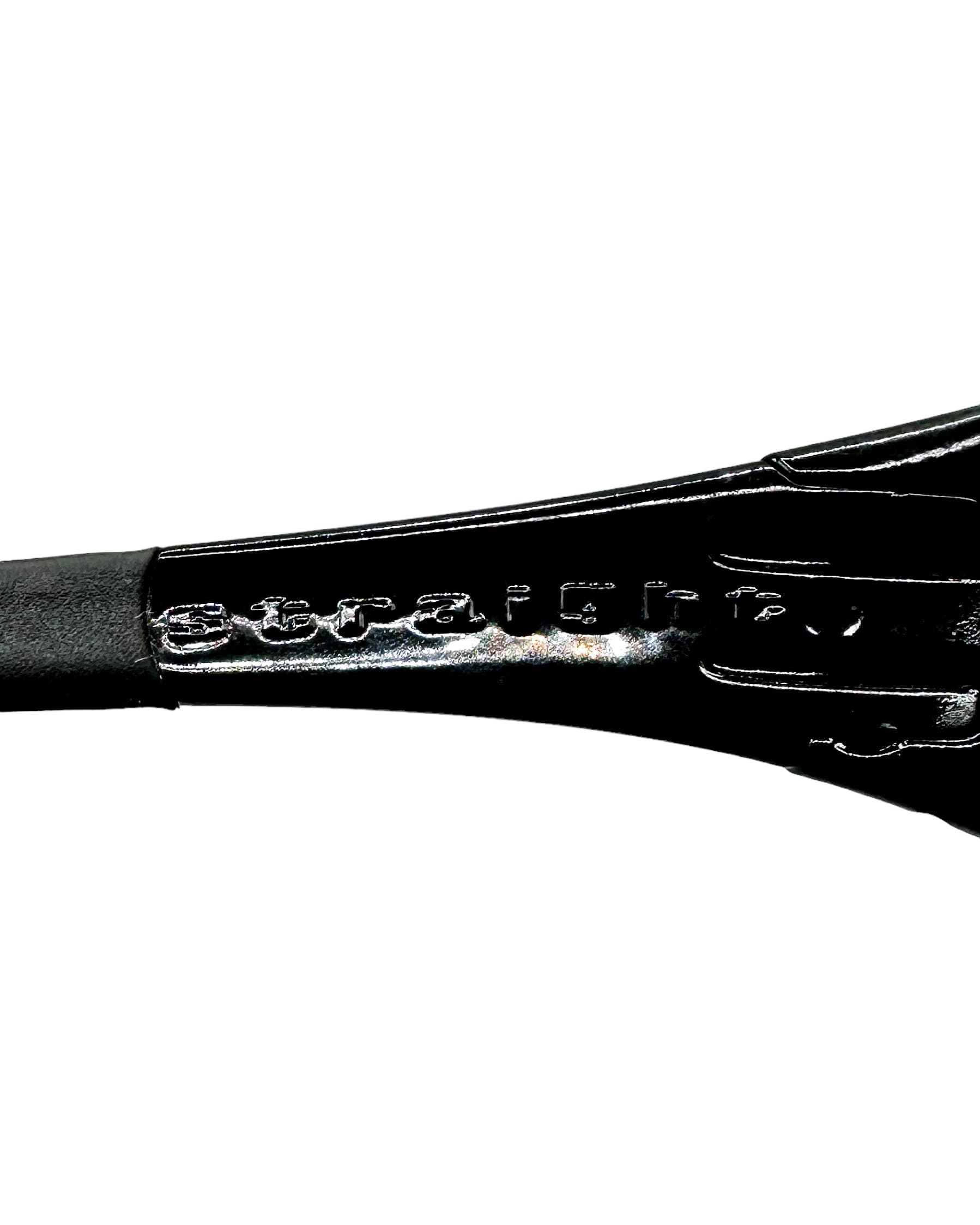 vintage oakley straifght jacket black silver flames color made in usa thousands very rare collectors item eyewear0