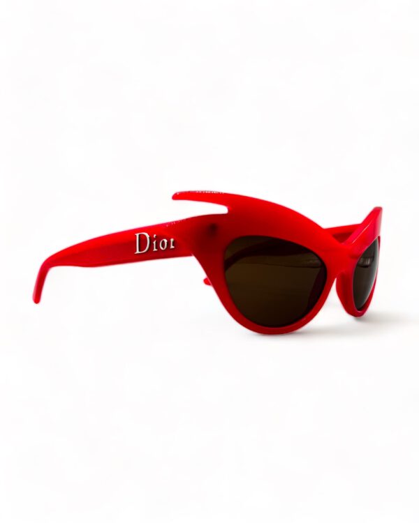 vintage christian dior miss dior chery sunglasses red color grey lenses3