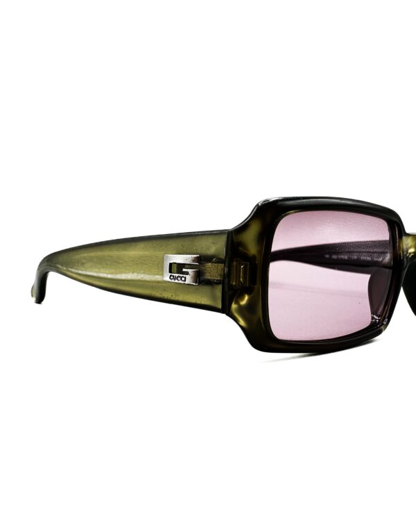 vintage gucci sunglasses nineties era tom ford gg 1176 green pink lenses0
