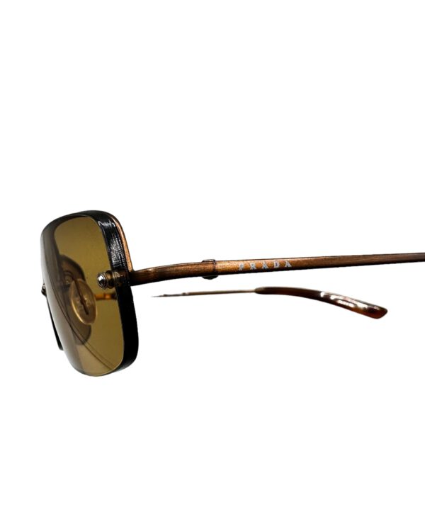 vintage prada sunglasses brown nineties VPR 57C1