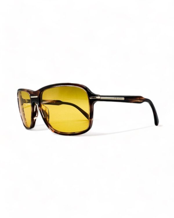 vintage prada sunglasses tortoise frame brown yellow lenses SPR 02N0