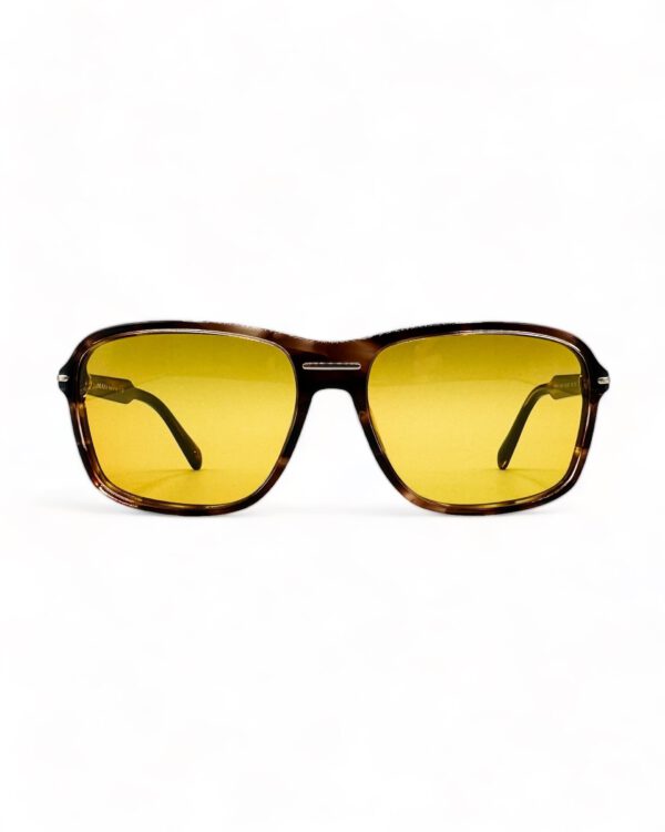 vintage prada sunglasses tortoise frame brown yellow lenses SPR 02N4